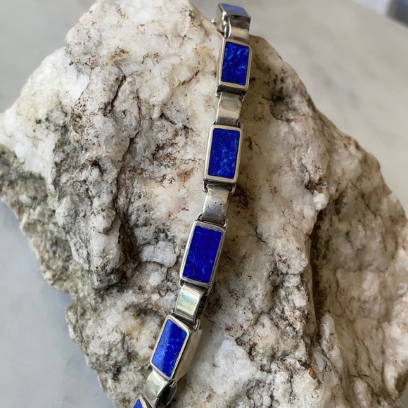 Christin Wolf Lapis Link Vintage Bracelet - Picture 5 of 15